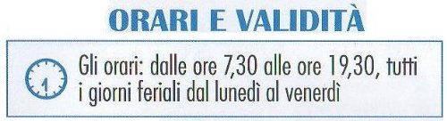 ecopass - orari e validit